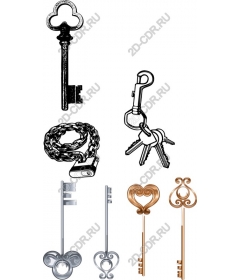 Vintage set of keys