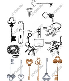  Elegant collection of keys