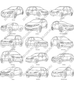 Коллекция автомобилей Kia