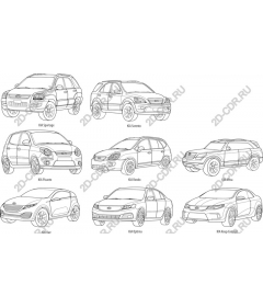 Коллекция автомобилей Kia