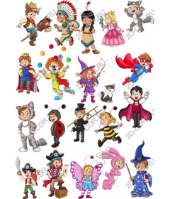  Collection of whimsical children's characters