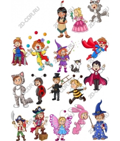  Collection of game characters for kids