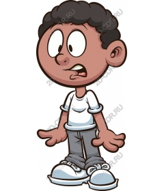  The surprised boy