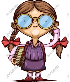  Charming diligent girl