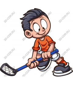  A young hockey player