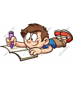  Игривый молодой художник