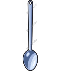  Blue spoon