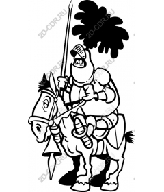  Knight on horseback