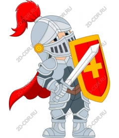  Cartoon knight