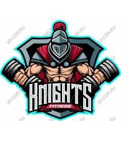  Логотип Knights Fitness