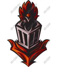  Fire helmet knight