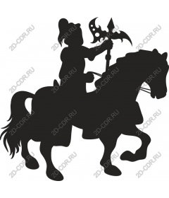  Knight on horseback