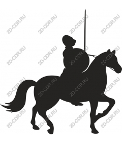  Knight on horseback