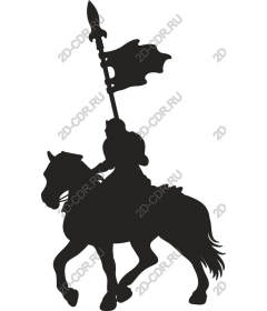  Knight on horseback