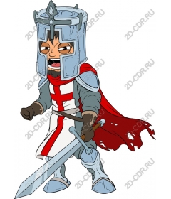  Creative cartoon knight