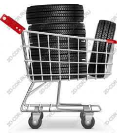  Basket with tires