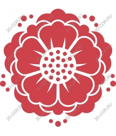  Elegant red flower