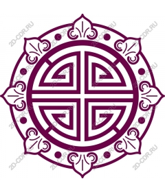  Elegant pattern in the style of mandalas