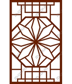 Working with geometric pattern Zvezda