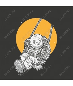  Fancy astronaut swinging