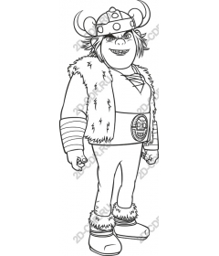  The character of ferocious Viking