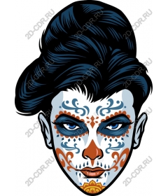 Bright sugar skull