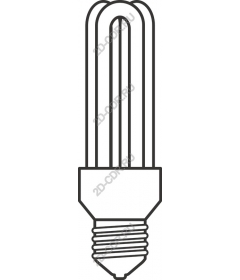  Eco-friendly compact fluorescent lamp