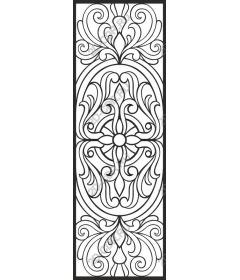  Elegant floral pattern