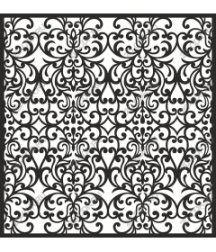  Elegant black floral pattern