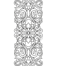 Exquisite flower pattern