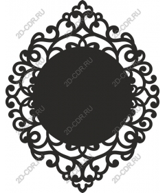 Elegant vintage decorative frame