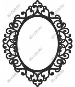 Exquisite vintage frame
