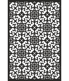  Black and white decorative pattern