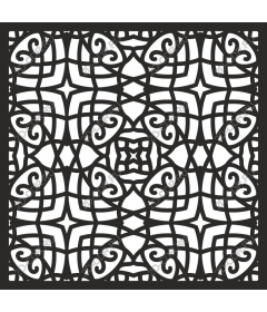  Complex swirling pattern
