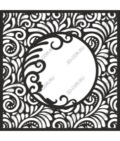  Elegant floral frame