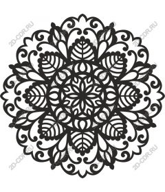  Elegant black mandala