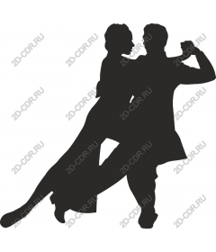  Elegant couple dancing