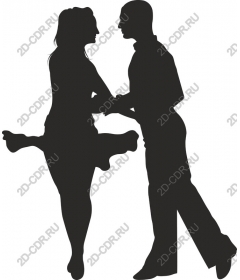  Elegant couple dancing