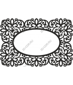  Elegant floral frame