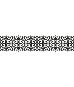  Elegant black decorative border