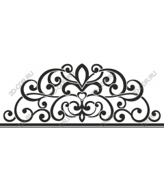 Exquisite elegant flourish