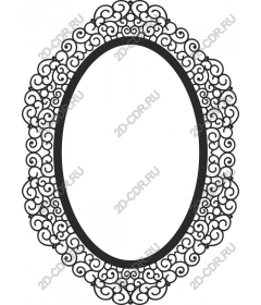  Elegant vintage decorative frame