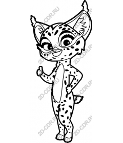 Playful animated character