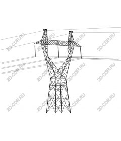 High-voltage backbone transmission line