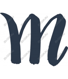  Stylish letter M