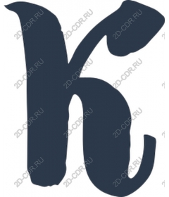  Elegant Botanical letter K