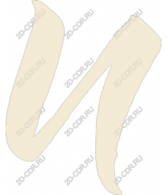  A stylized letter "N"