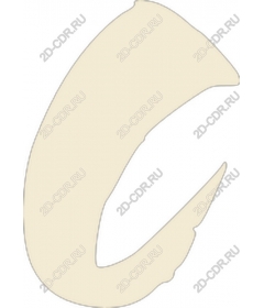  Elegant cream letter C