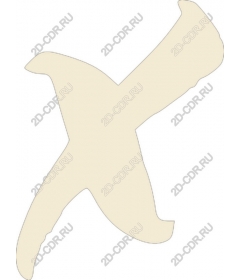 Abstract X-mark