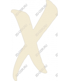  Elegant abstract X